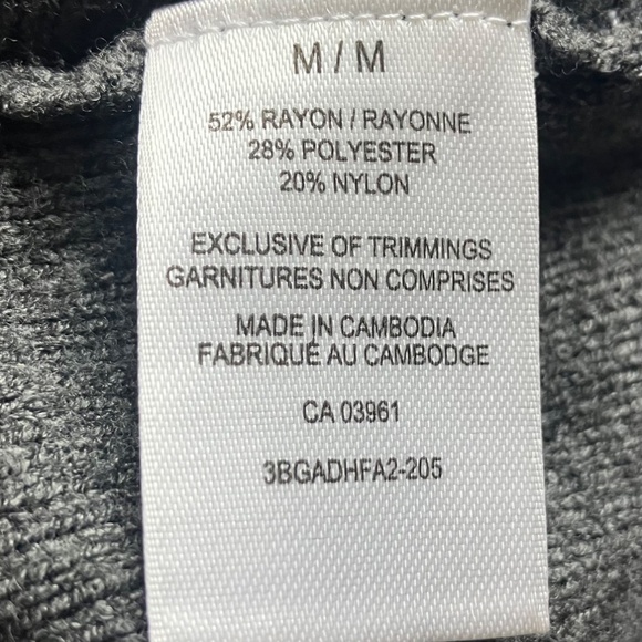 Dever Hayes Knitwear Hooded Sweater – Grey, Size Medium - Picture 8 of 8